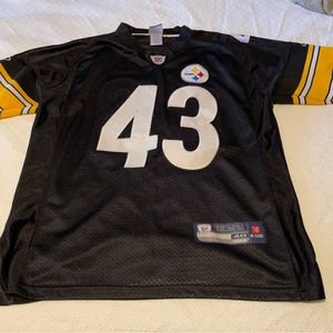 Steeler Polamalu and Pouency jerseys